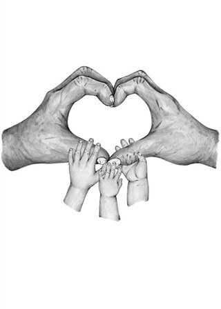 Morföräldrar till 3 barnbarn - Poster